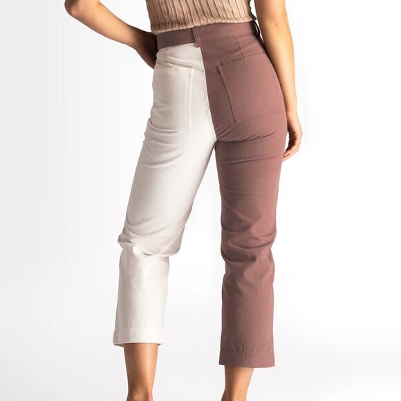 Soluna Collective Two-Tone Cargo Pants - Picture 1 of 6